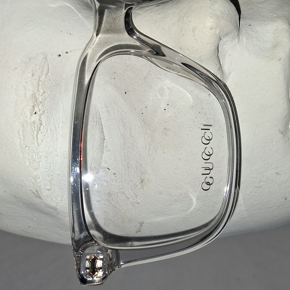Gucci Clear Eyeglasses Reg $285 Nwt - Picture 2 of 5